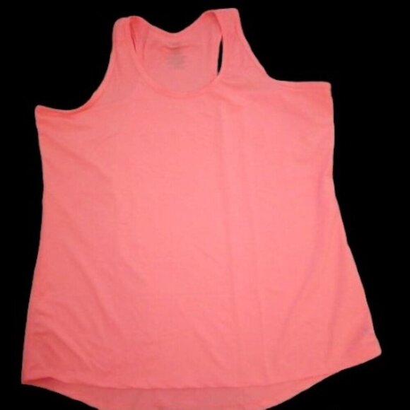Danskin Now Neon Orange/coral semi-fitted Dri More tank - Size XXL - Picture 1 of 4